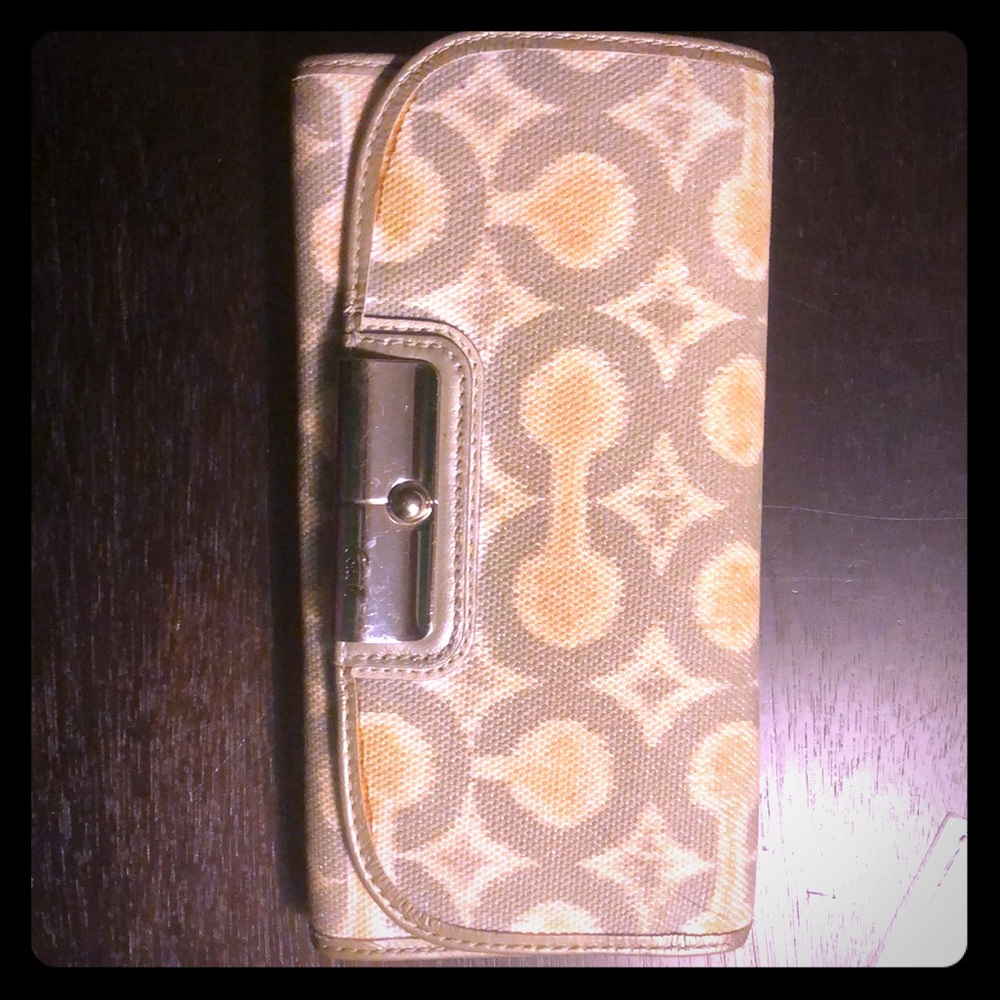 Authentic coach wallet